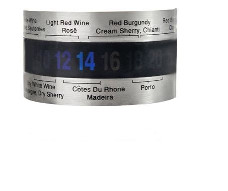Termometru pentru sticlă vin Ibili, inox