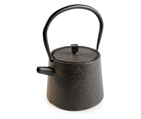 Czajnik Ibili-Oriental, żeliwny, 11,5x10,5 cm, czarny