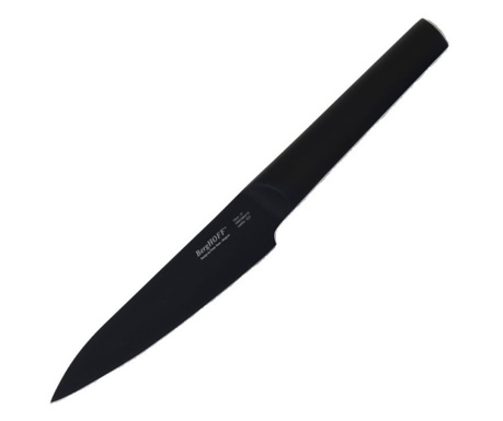 BergHOFF-Ron univerzális kés, krómozott acél, 13 cm, fekete