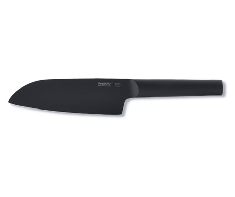 BergHOFF-RON Santoku kés, krómozott acél, 16 cm, fekete