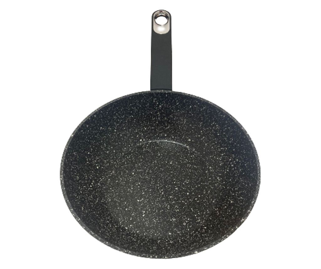 Tigaie wok Carl Schmidt Sohn-Marburg+, aluminiu, 24x7 cm, negru - 2