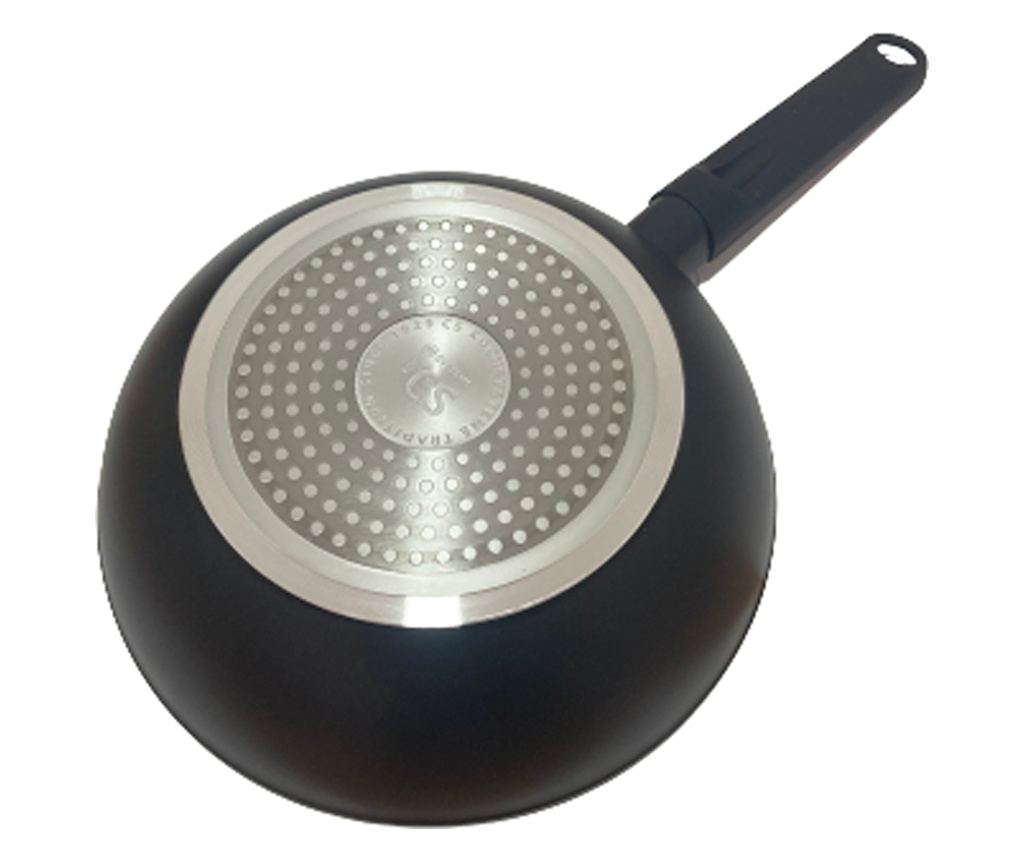 Tigaie wok Carl Schmidt Sohn-Marburg+, aluminiu, 24x7 cm, negru - 3