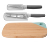 BergHOFF-Leo kés és aprító szett, rozsdamentes acél/bambusz, több színű
