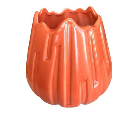 Оранжева ваза 14 см