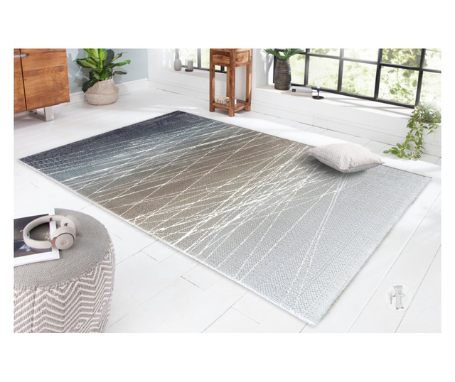 Covor BOHO, Model 42OEO, Crem/Gri 140x200 cm, 3210 gr/mp