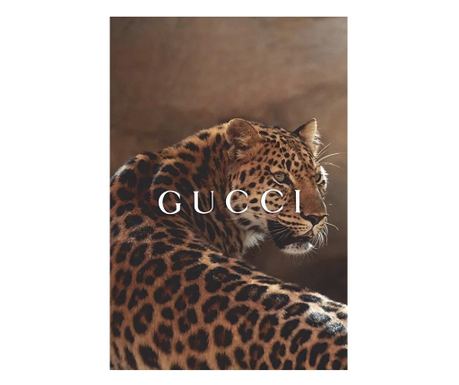 Vászonnyomat Vászonnyomat, Gucci Leopard, 80x120cm 80x120 cm