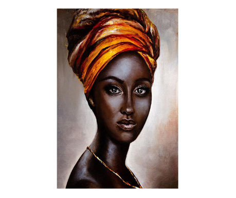 Tablou canvas, fata cu turban,  20x30 cm