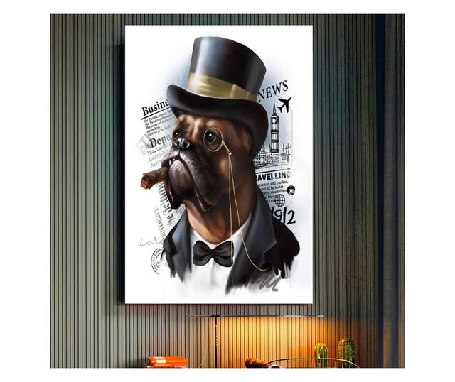 Slika, Bussiness Dog, 20x30cm