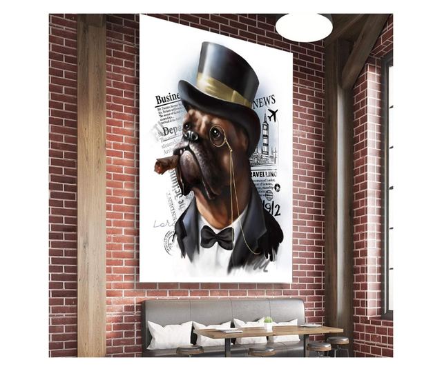 Slika, Bussiness Dog, 20x30cm