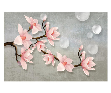 Vászonnyomat Vászonnyomat, Pink magnolia, 80x120cm