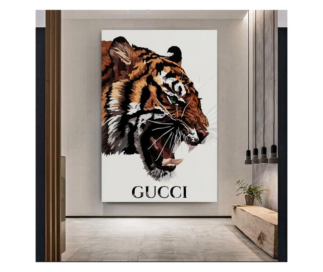 Vászonnyomat Vászonnyomat, Gucci Tiger, 80x120cm 80x120 cm