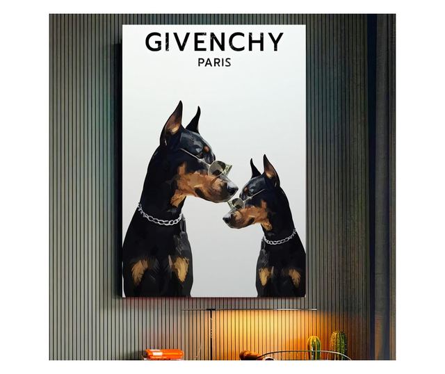 Vászonnyomat Vászonnyomat, Givenchy Dogs, 80x120cm 80x120 cm