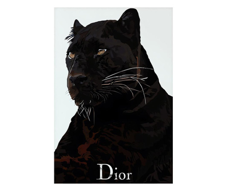 Vászonnyomat Vászonnyomat, Dior Panter, 80x120cm 80x120 cm