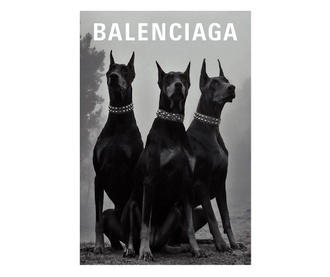 Vászonnyomat Vászonnyomat, Balenciaga Dogs, 80x120cm 80x120 cm