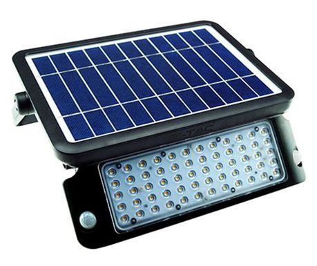 Προβολέας LED Ενσωματωμένος Ηλιακός 10W 4000K