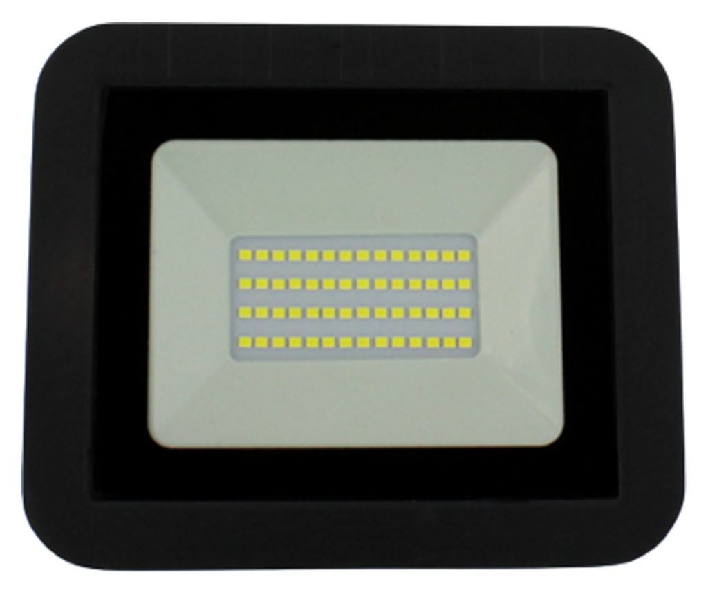 LED projektor, moč 30W, 2400 lumnov, bela svetloba, 56 LED, črna - 3