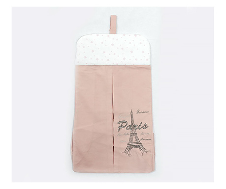 Чанта за пелени Bambino Casa Paris розова