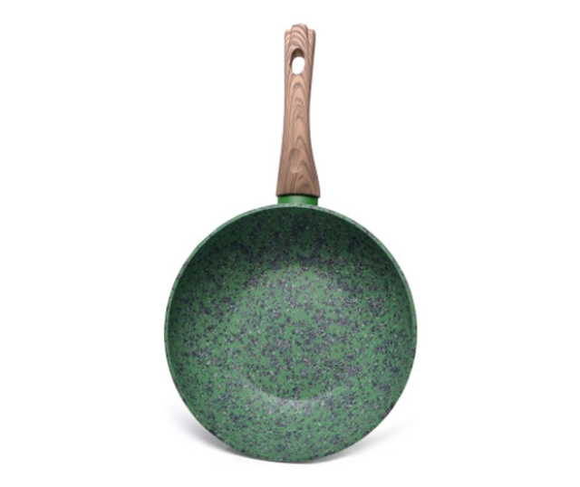 Fissman-Malachite patelnia wok, aluminium, zielony/brązowy