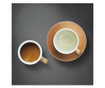 BergHOFF-Gem kávé/tea készlet, porcelán, fehér/arany