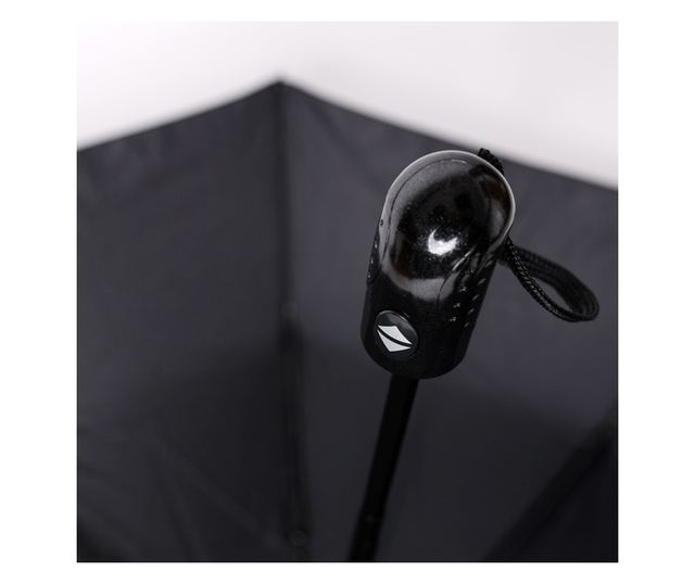 Umbrela pliabila, cu functia de deschidere/inchidere automata, rezistenta la vant, Negru, 90cm