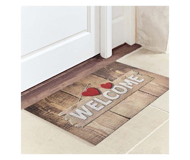 Covor Chilai Home 877CHL1001, 45x70 cm, PVC, Maro