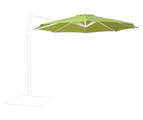 Umbrela gradina Arona, 300x300x 250 cm , Verde