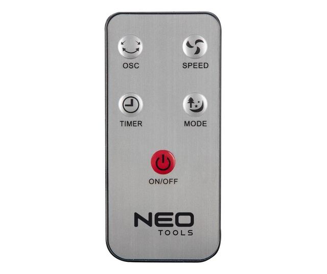 Lábventilátor, 45 W, távirányító, 3 sebesség, 40 cm, NEO