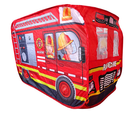 Cort Rosu cu tematica Pompieri, pentru copii, Salamandra Kids