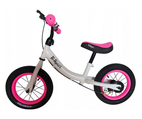 Велосипед без педали MCT R3 - Бяло - Розово