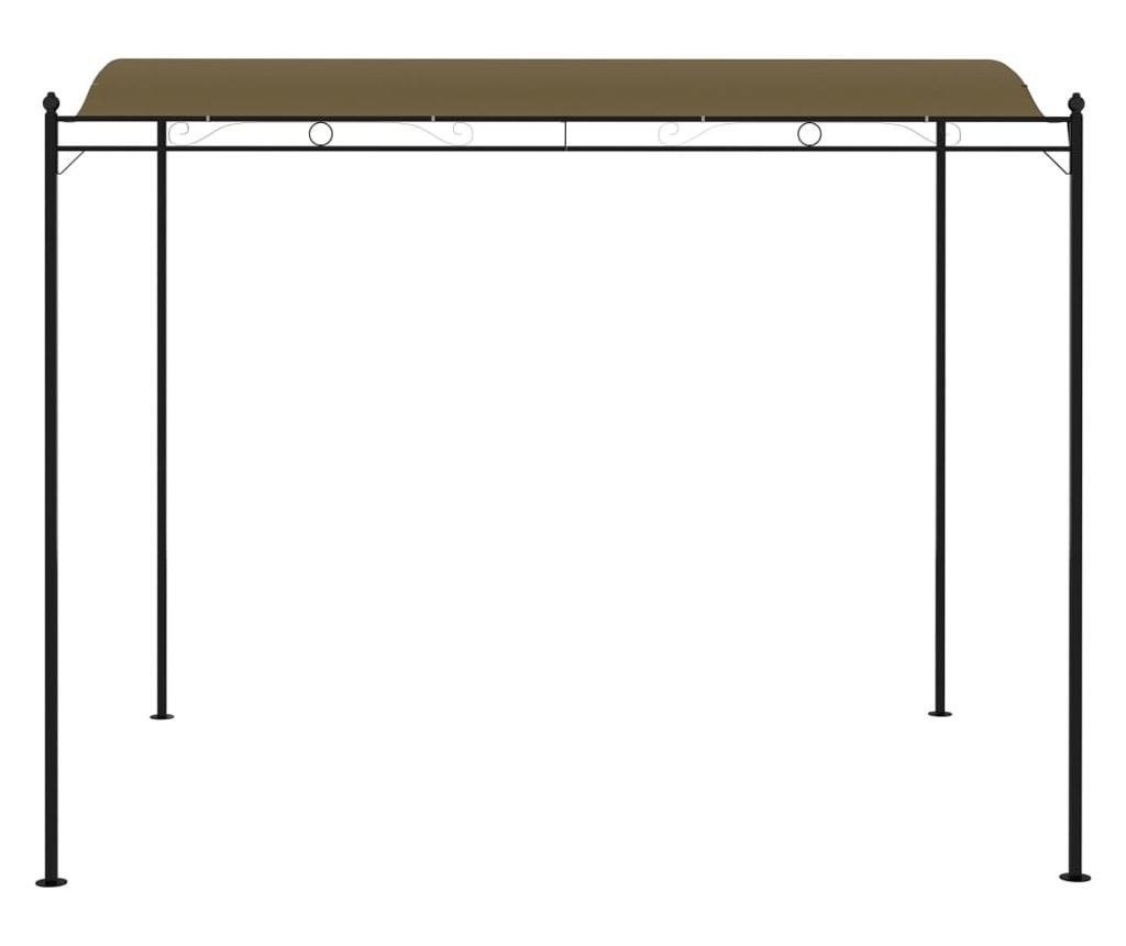 Сенник за слънце, сив тауп, 3 x 2,5 m, 180 g/m² - 2