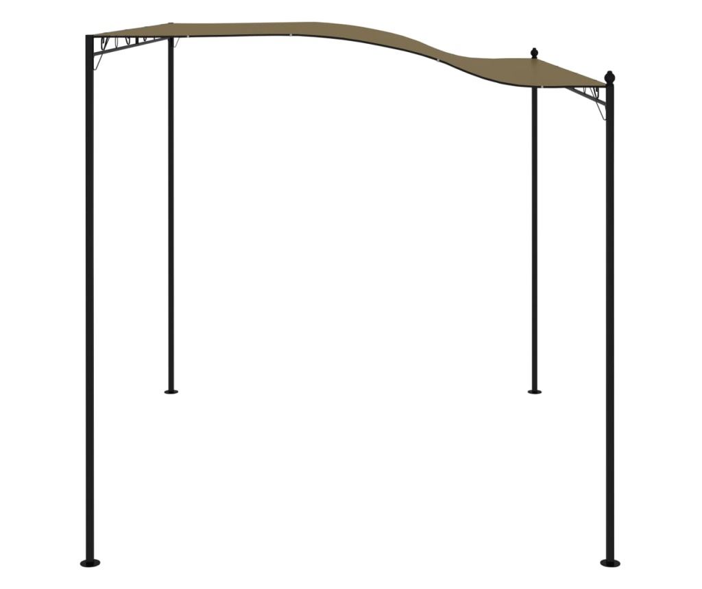 Сенник за слънце, сив тауп, 3 x 2,5 m, 180 g/m² - 3