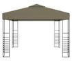 Vrtni paviljon, Taupe siva, 3 x 3 m, 180 g/m² thumbnail 2
