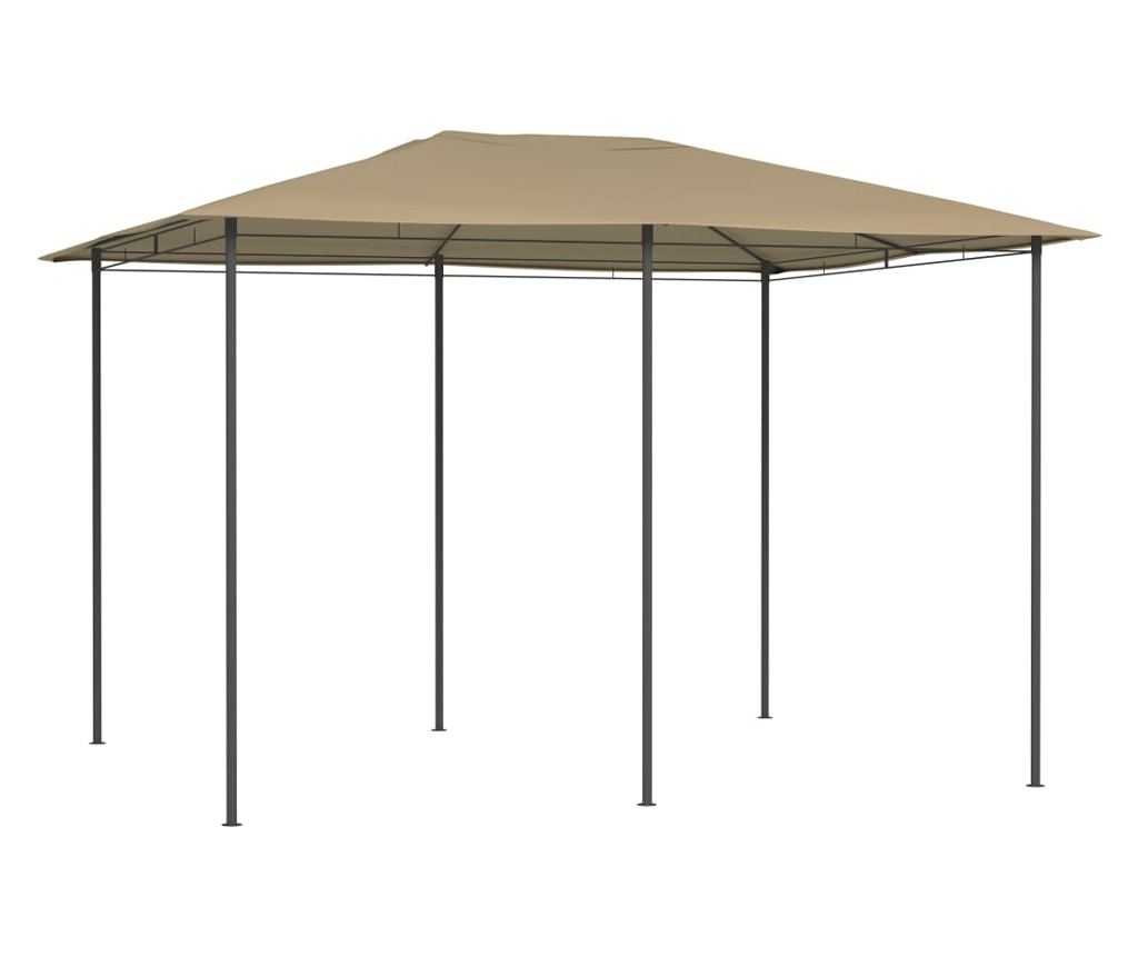 Павилион, сив тауп, 3x4x2,6 м, 160 г/м² - 2