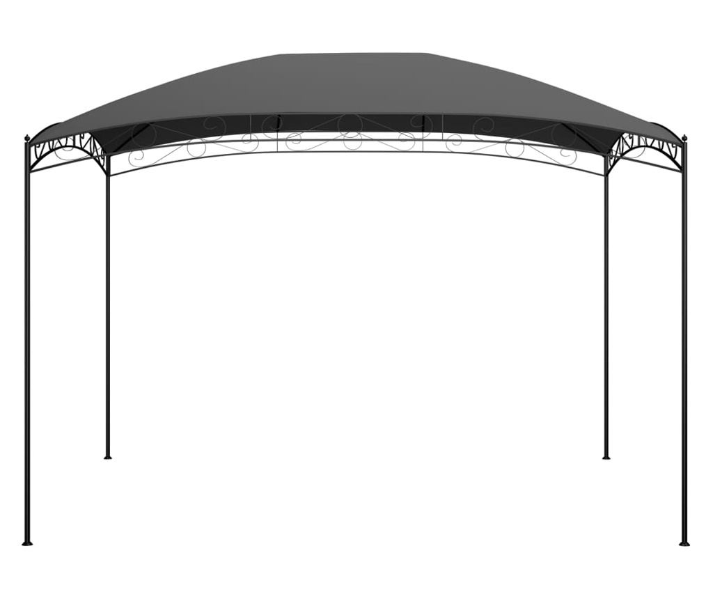 Павилион, антрацит, 3 x 4 x 2,65 m, 180 g/m² - 2