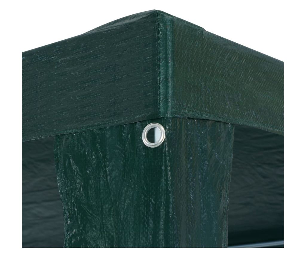 Шатра за парти, зелена, 3 x 9 м, PE - 4