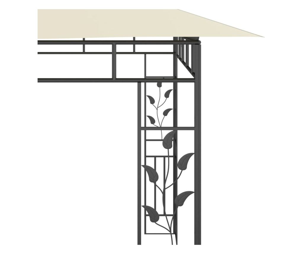 Κιόσκι με Κουνουπιέρα, Κρεμ, 6 x 3 x 2.73 μ. - 5