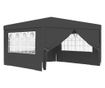 Професионална шатра за парти с антрацитни странични стени 4x4m 90g/m² thumbnail 2
