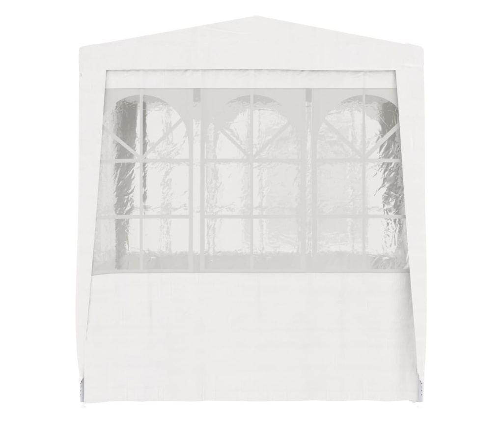 Професионална шатра за парти с бели стени, 2 x 2 m, 90 g/m² - 3