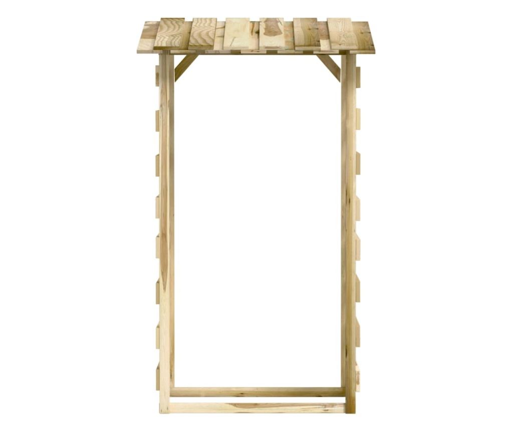 Pergole s krovom, 2 kom, 100x90x200 cm, Tretirani bor - 6