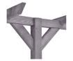 Vrtna pergola, siva, 400 x 40 x 205 cm, tretirani bor thumbnail 3