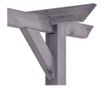 Vrtna pergola, siva, 400 x 40 x 205 cm, tretirani bor thumbnail 4