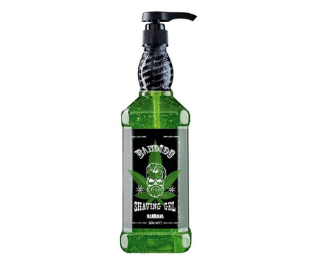 Gel de ras transparent, Bandido Shaving Gel Marijuana, 500 ml