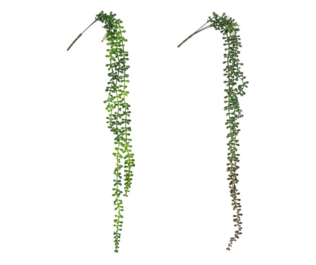 Sada 2 zelených umělých rostlin Evergreen 71 cm