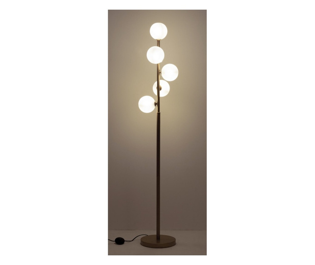 Lampadar metal auriu Balls 25x25x156.5h