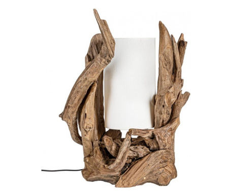 Veioza lemn natur Bion 55x40x80 cm