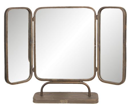 Oglinda masa rama metal maro 66x14x50 cm