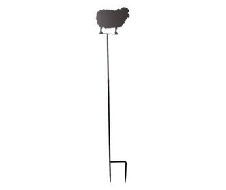 Smeđi metalni vrtni ukras 25x2x120 cm