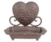 Savoniera perete fier maro 16x11x13 cm