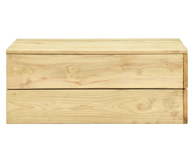 Vrtni namještaj, 3 dijela, tretirani bor