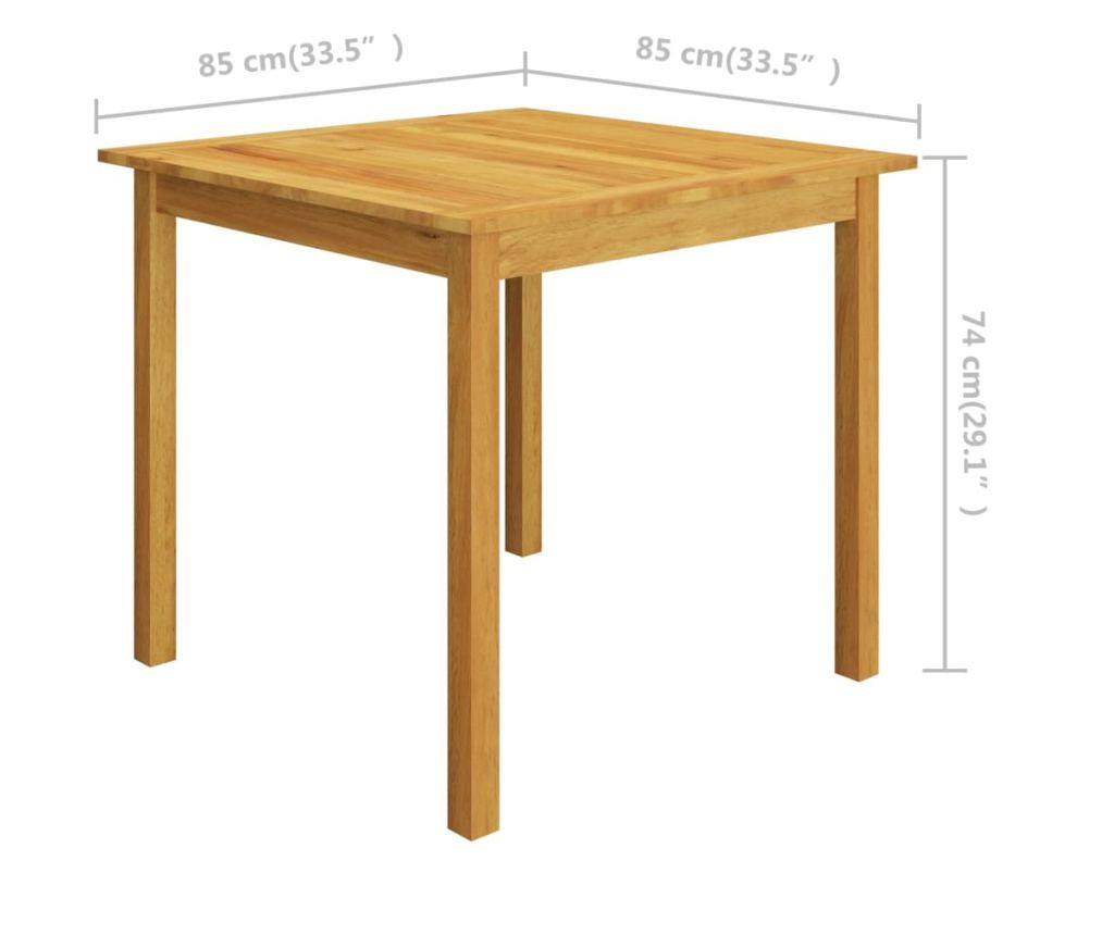 Set pohištva za vrt, 3 kosi, temno siva - 12
